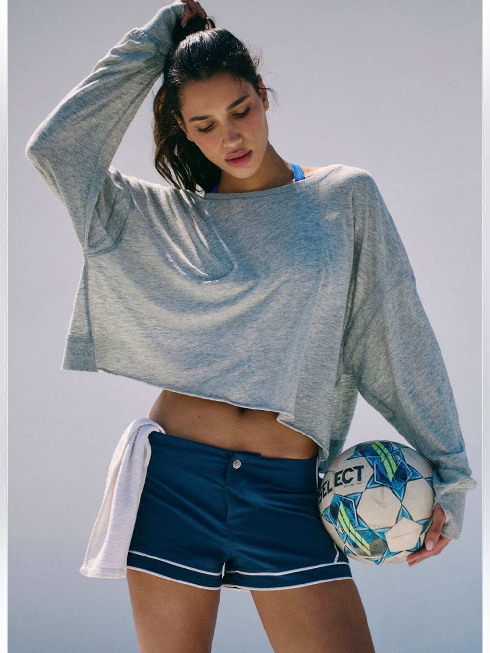 Free People My Time Layer Large Heather Grey